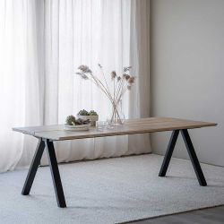 Buffettisch in Eiche White Wash optional mit Ansteckplatten günstig online kaufen
