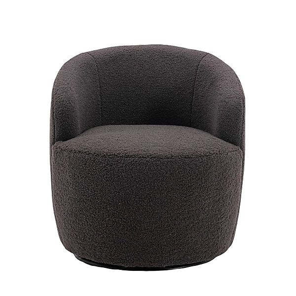 IDEASY Relaxsessel Drehstuhl, weicher Teddystoff, Tonnenform, günstig online kaufen