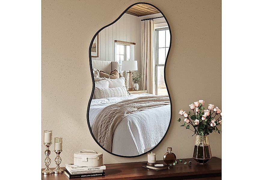 TLGREEN Dekospiegel Wandspiegel, (Wolkenspiegel mit Gehärtetes Glas, Alumin günstig online kaufen