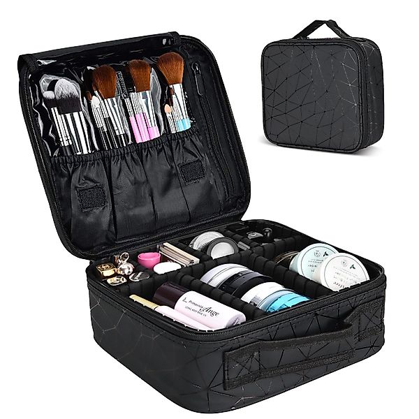CALIYO Kosmetiktasche Portable Reise Make Up Tasche, Professionelle MakeUp günstig online kaufen