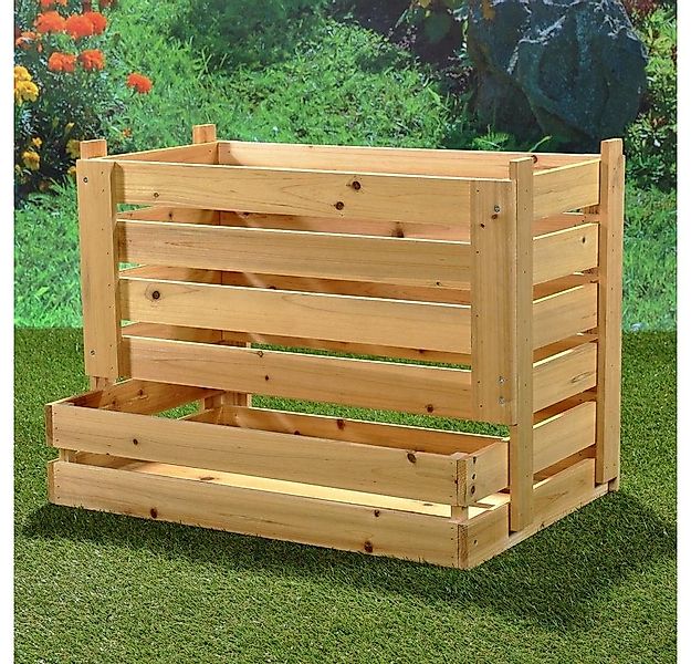 Melko Holzkiste Vorratskiste Kartoffelkiste Universalkiste aus Holz Aufbewa günstig online kaufen