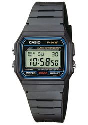 CASIO TIMELESS COLLECTION Chronograph F-91W-1YEG, Quarzuhr, günstig online kaufen