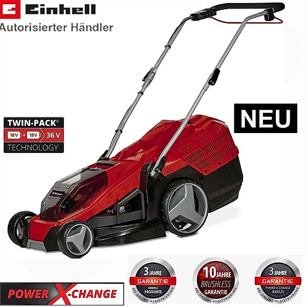 Einhell Akkurasenmäher Rasenmäher GE-CM 36/43 Li günstig online kaufen