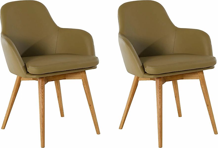 Home affaire Armlehnstuhl "Livry" (Set) 2 Stk.Polsterstuhl, Schalenstuhl günstig online kaufen