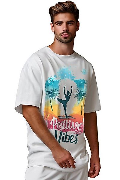 Reichstadt Print-Shirt Casual Oversize T-Shirt 24RS057 Tropical Vibes S Ver günstig online kaufen