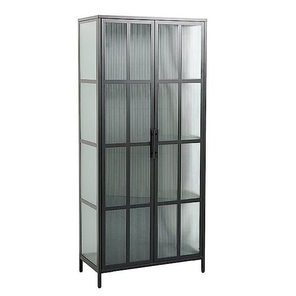 riess-ambiente Vitrine DURA STEEL 180cm schwarz günstig online kaufen