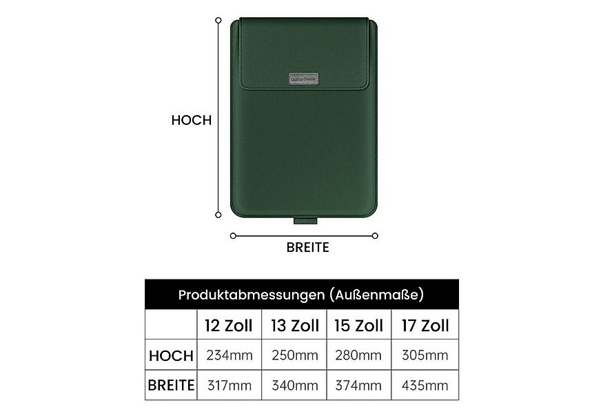 Refttenw Laptoptasche Laptop-Hülle mit klappbarem Ständer Tragbar Tablet-Hü günstig online kaufen