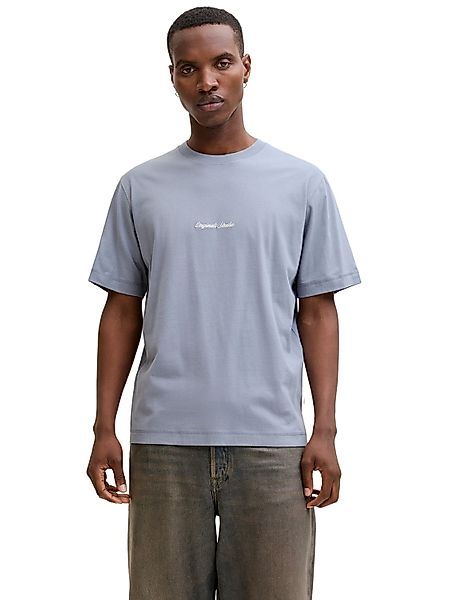 Jack & Jones Herren Rundhals T-Shirt JORNORREBRO EMB TEE SS CREW NECK - Rel günstig online kaufen