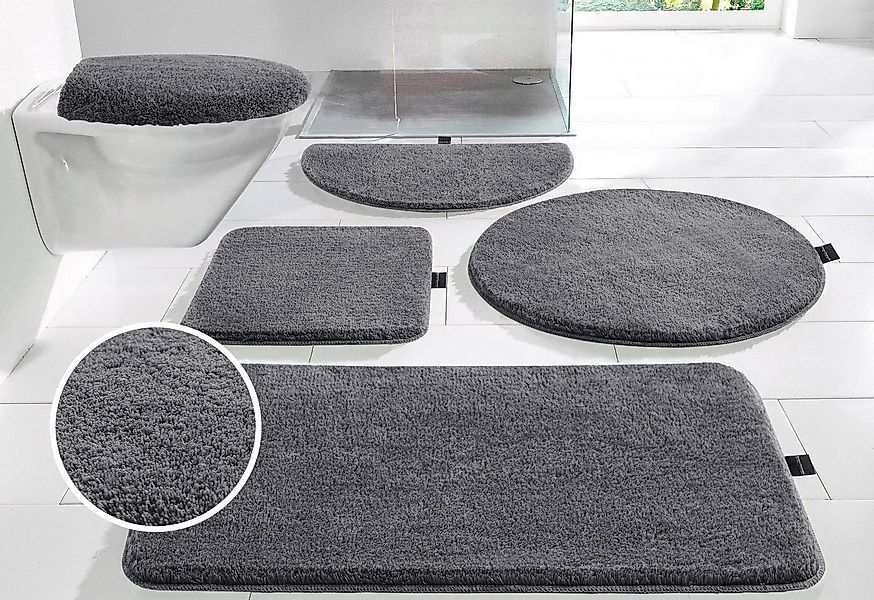 Bruno Banani Badematte Lana, Badvorleger, Badezimmer Teppich, Höhe 25 mm, r günstig online kaufen