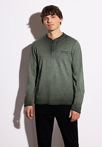 STREET ONE MEN Langarmshirt, aus reiner Baumwolle günstig online kaufen