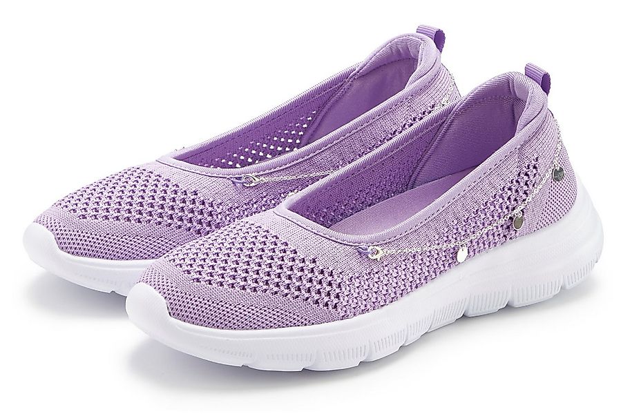 LASCANA Sneaker Slipper, Ballerina, Halbschuhe zum Reinschlüpfen VEGAN günstig online kaufen