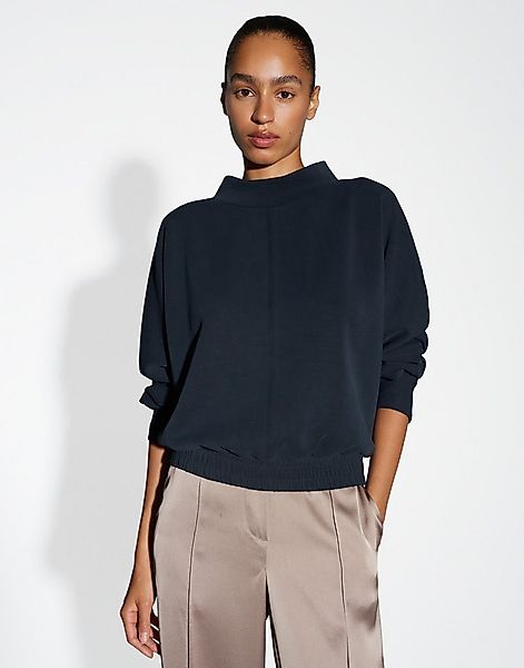 OPUS Sweatshirt GULITTA Loose mit samtiger Oberfläche günstig online kaufen