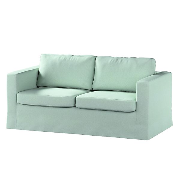 Bezug für Karlstad 2-Sitzer Sofa nicht ausklappbar, lang, pastellblau, Sofa günstig online kaufen