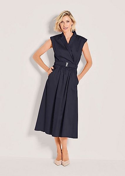 MADELEINE Midikleid Sommerkleid mit Gürtel Midikleid mit Reverskragen, Tasc günstig online kaufen