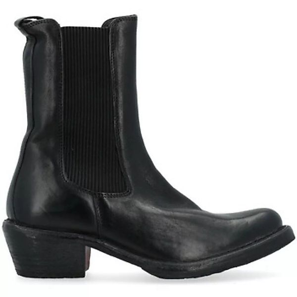 Moma  Ankle Boots Texano  in schwarzem Leder günstig online kaufen