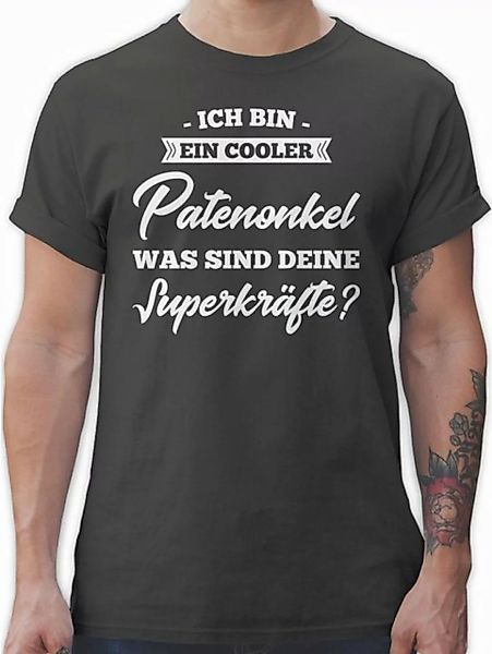 Shirtracer T-Shirt Ich Bin Ein Cooler Patenonkel was Sind Deine Superkräfte günstig online kaufen