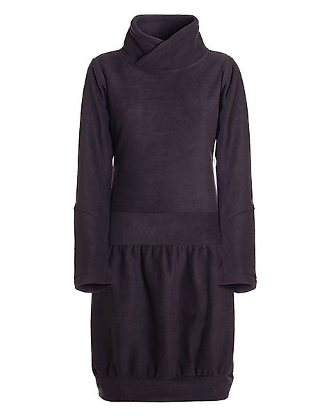 Vishes Ballonkleid Warmes Fleece Winterkleid Ballonkleid mit Stehkragen und günstig online kaufen