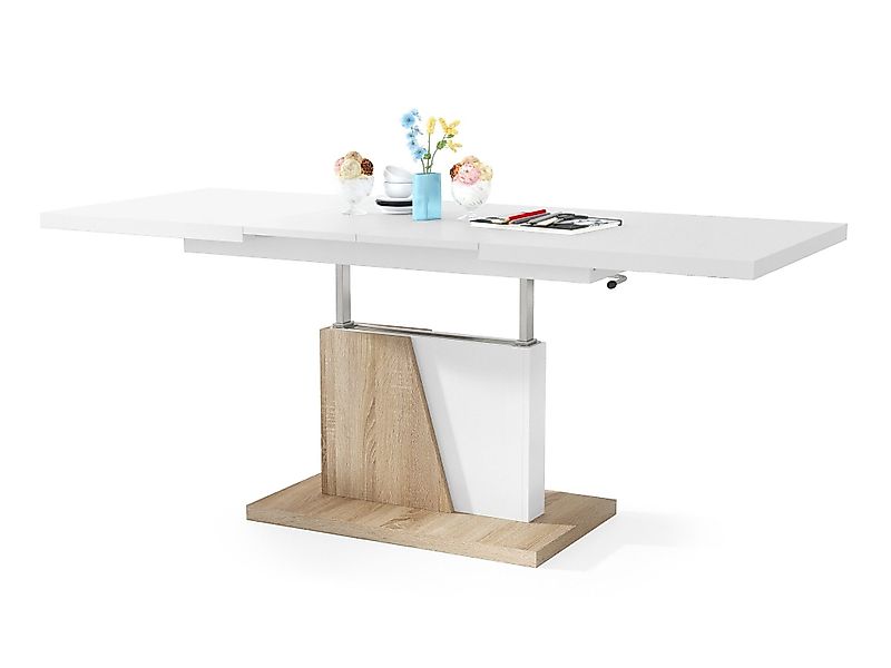 Mazzoni Couchtisch Grand Noir Weiß - günstig online kaufen