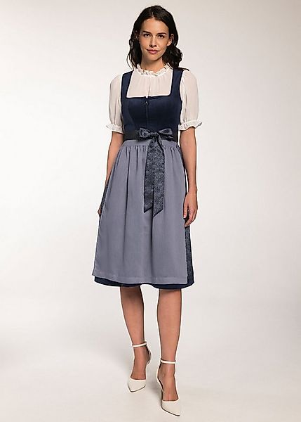 Spieth & Wensky Dirndl Glada (1-tlg) Samtoberteil günstig online kaufen
