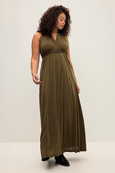 Studio Untold Maxikleid Jersey-Wickelkleid Maxilänge Rock günstig online kaufen