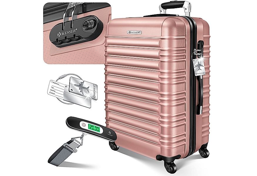 KESSER Hartschalen-Trolley Reisekoffer 120L Koffer Inkl. Kofferwaage + Gepä günstig online kaufen