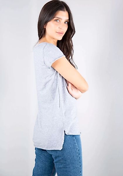 Please Jeans T-Shirt "M00A", mit Please Metal-Label und leicht angeschnitte günstig online kaufen