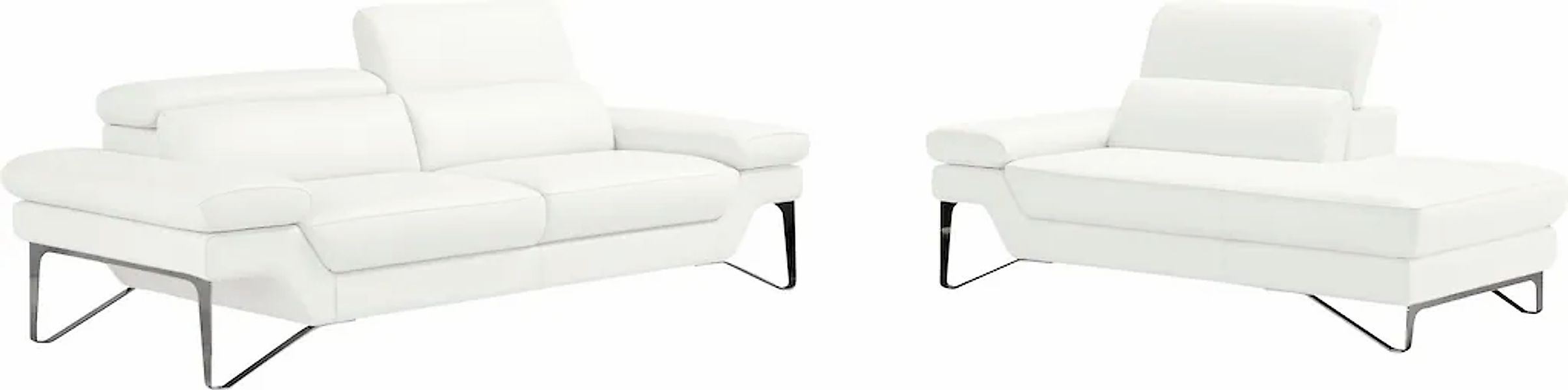 Egoitaliano Polstergarnitur "Princess", Set aus 2,5 Sitzer und Ottomane, Ko günstig online kaufen