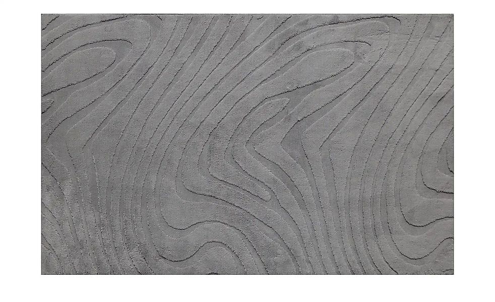como Webteppich  Wave ¦ grau ¦ Synthetische Fasern ¦ Maße (cm): B: 80 Teppi günstig online kaufen