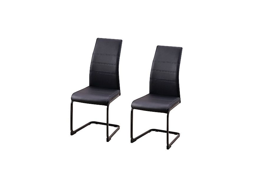 HTI-Line Freischwinger Schwingstuhl SallyP PU 2er (Set, 2 St), Freischwinge günstig online kaufen