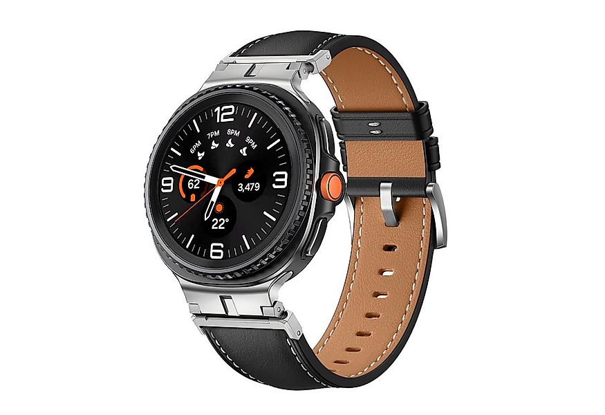 Wigento Smartwatch-Armband Für Samsung Galaxy Watch 8 / 8 Classic Leder Arm günstig online kaufen