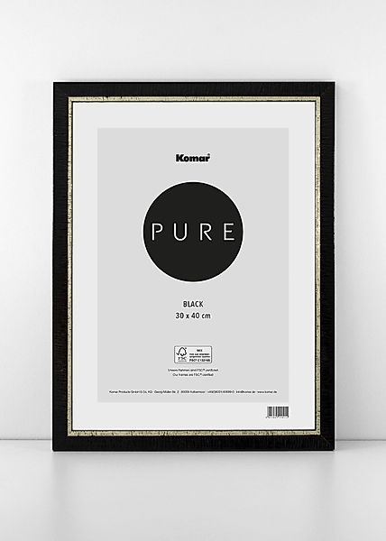Komar Bilderrahmen Elegant, Echtholzrahmen mit hochtransparentem günstig online kaufen
