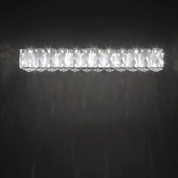 LED Wandleuchte Corona in Transparent 8W 480lm günstig online kaufen