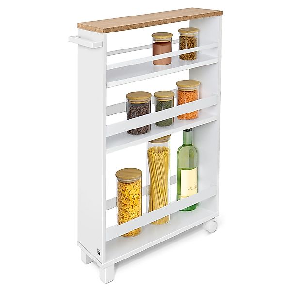 bomoe Regalwagen Hylla, Nischenwagen als Badregal oder Gewürzregal günstig online kaufen