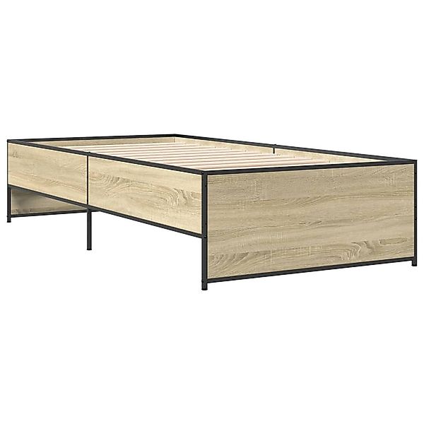 vidaXL Bett Bettgestell Sonoma-Eiche 90x190 cm günstig online kaufen