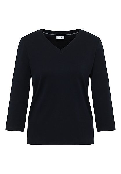 CECIL T-Shirt NOS Basic V-Neck T-Shirt günstig online kaufen