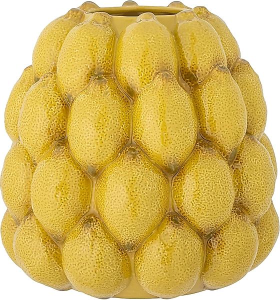 Bloomingville Dekovase Limone, Steingut günstig online kaufen