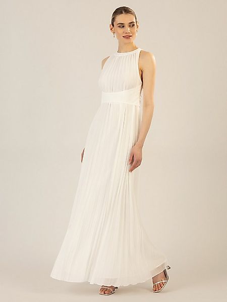 Apart Chiffonkleid aus leicht körnigem, plissiertem Chiffon. günstig online kaufen