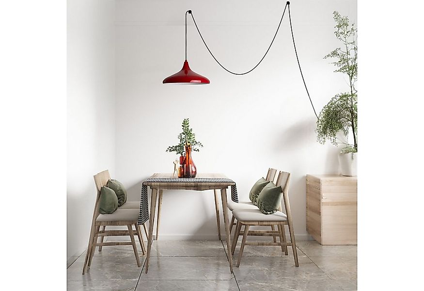 Bamyum Pendelleuchte Champion Pendelleuchte mit Stecker 35 cm, Metall mit 4 günstig online kaufen