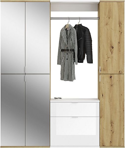 INOSIGN Garderoben-Set Trondheim, Breite 152 cm, 5-teilig, bestehend aus:, günstig online kaufen