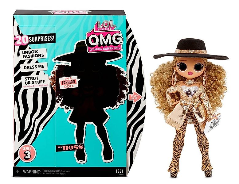 MGA ENTERTAINMENT Anziehpuppe MGA - L.O.L. Surprise OMG Doll Series 3- Da B günstig online kaufen