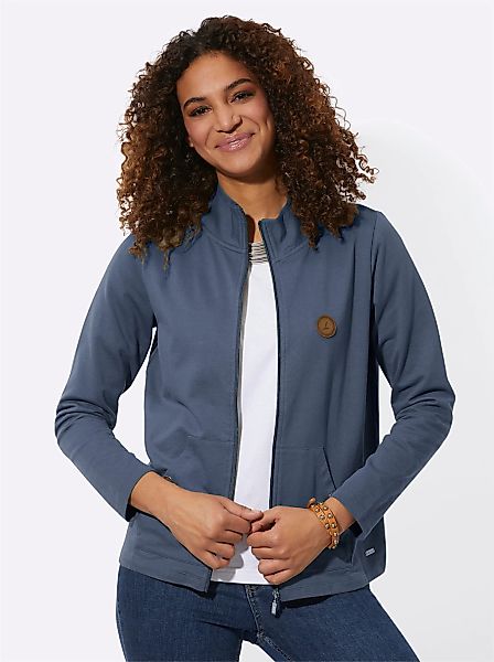 Casual Looks Shirtjacke "Sweatjacke", (1 tlg.) günstig online kaufen