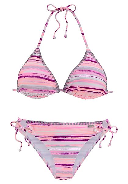 Venice Beach Triangel-Bikini, mit Häkelkanten am Cup und Hose günstig online kaufen