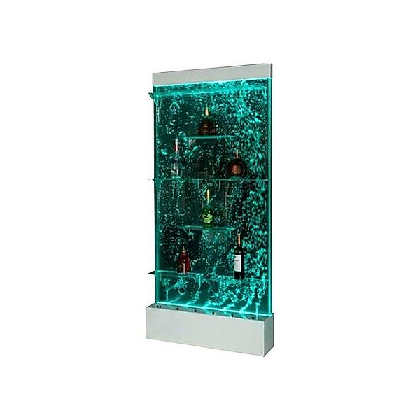 Xlmoebel Barschrank Leuchtendes LED-Wasserwandregal mit Designerregalen und günstig online kaufen