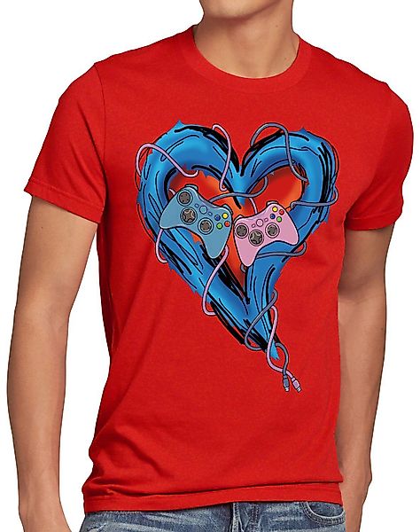 style3 T-Shirt Gamer Love videospiel partnerschaft günstig online kaufen