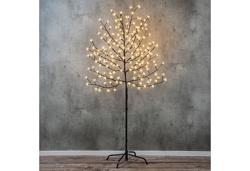 Kunstbaum Kirschblütenbaum, 180 LED Lichterbaum, Gravidus günstig online kaufen
