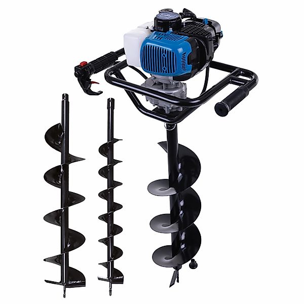 Scheppach Erdbohrer EB2000, 1,4 kW, max. 370 U/min, 1450W/52cm³, inkl. 3 Bo günstig online kaufen