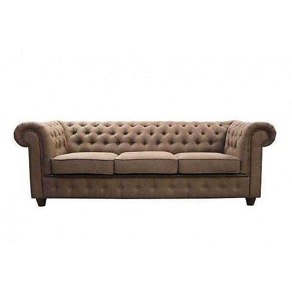 JVmoebel Sofa Chesterfield Sofagarnitur 3+2+1 Polster Set Braun, Made in Eu günstig online kaufen
