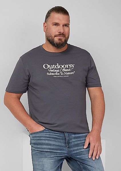 s.Oliver Kurzarmshirt Baumwoll-T-Shirt mit Frontprint günstig online kaufen
