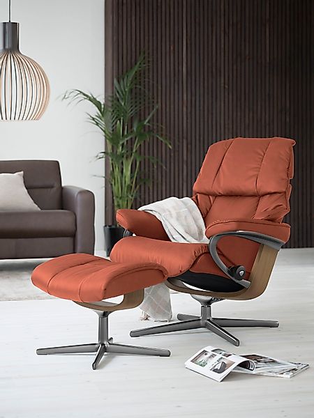 Stressless® Relaxsessel »Reno« Set, Relaxsessel mit Hocker, mit Hocker, mit günstig online kaufen