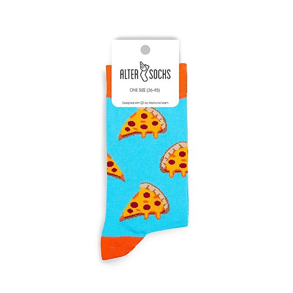 AlterSocks Freizeitsocken Lustige Socken Pizza Socken günstig online kaufen
